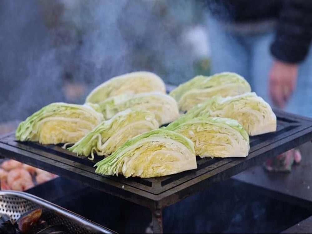 lækker mad på bålgrill