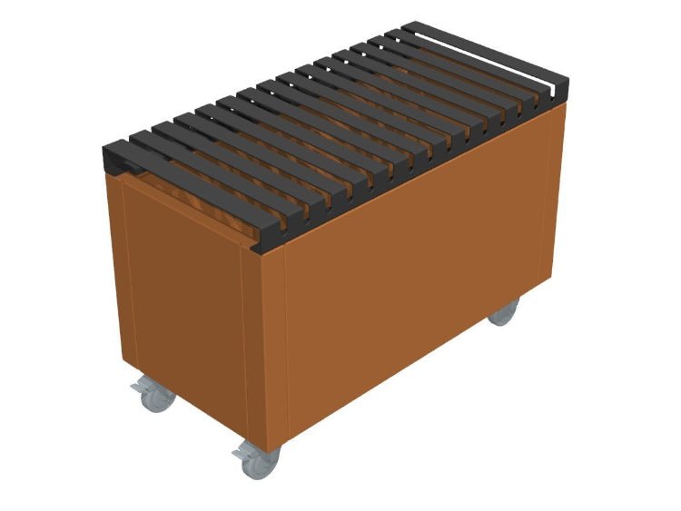 Bænk top stor CUBY 80 cm