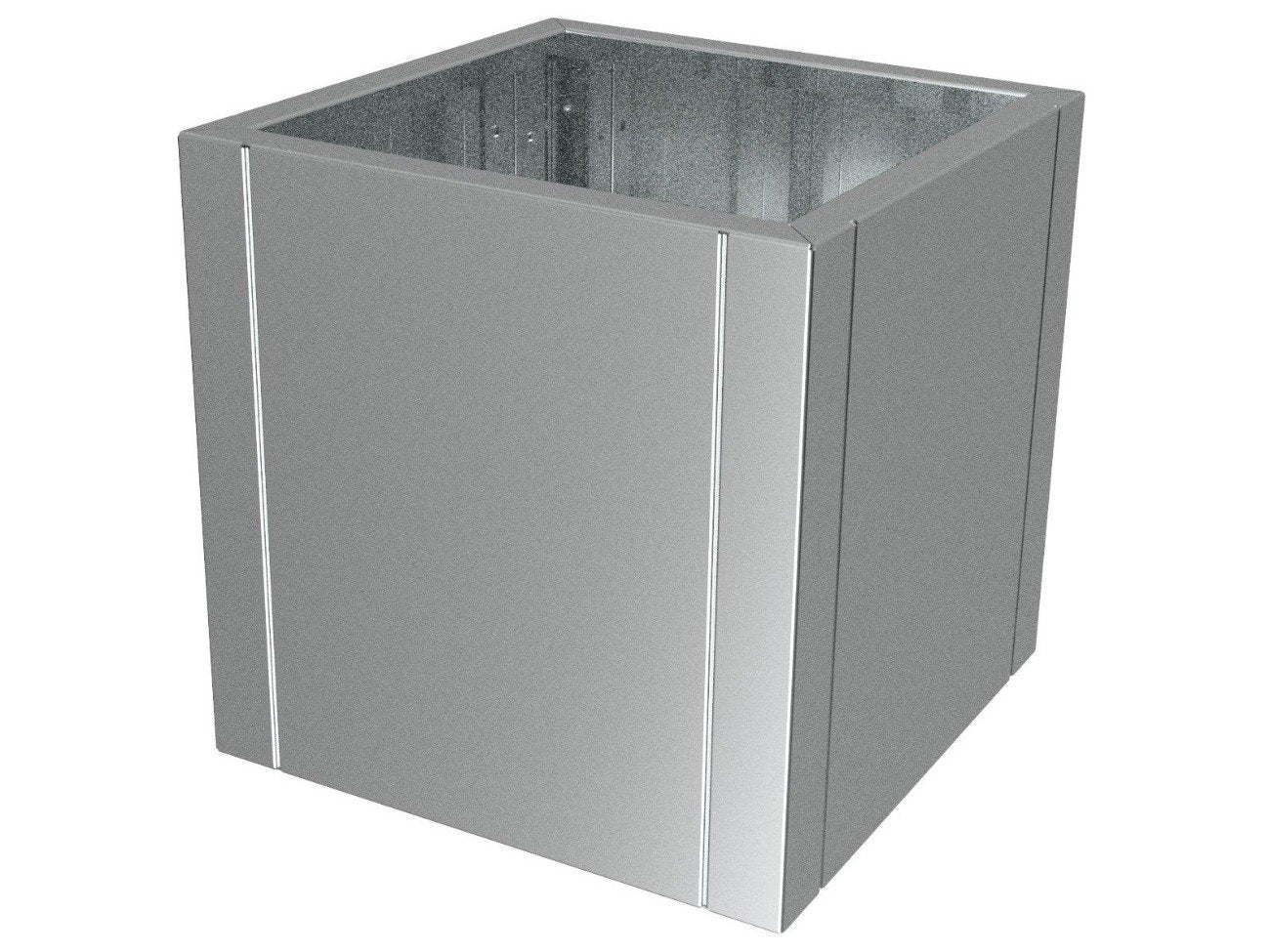 Plantekasse galvaniseret stål CUBY 40 x 40 x 40 cm