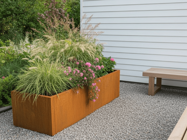 Planter-box-corten-steel-CUBY-150dk