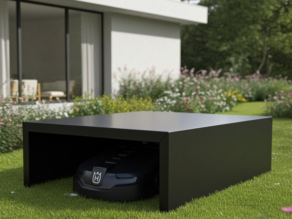 Robotplæneklipper garage