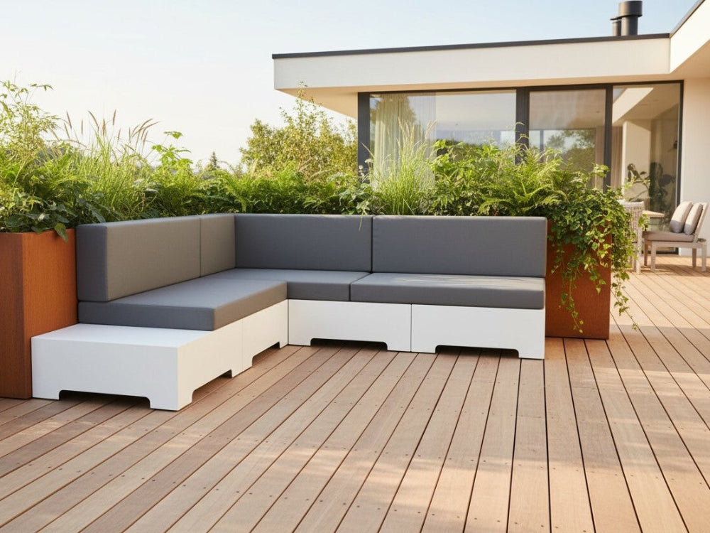Hjørnesofa til udendørs loungeområde