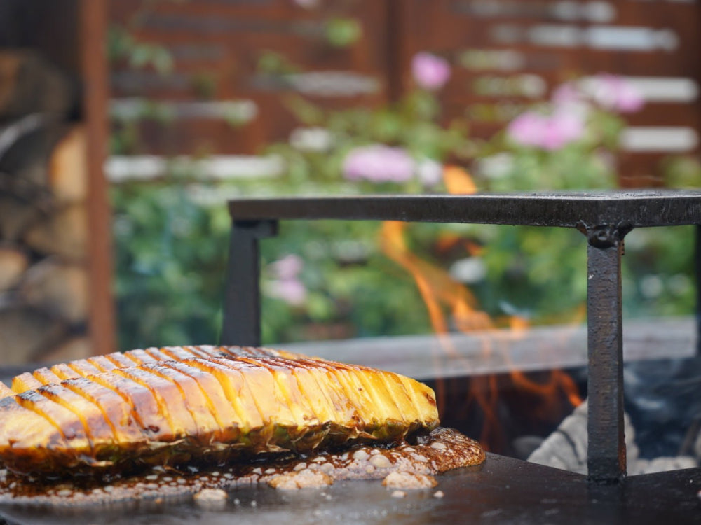 Bålgrill cortenstål CUBY 60 x 60 x 80 cm