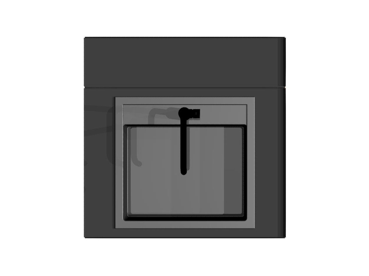 Topvisning af cortenstål udekøkken modul med integreret vask og armatur