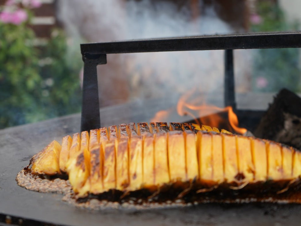 Bålgrill galvaniseret stål CUBY 60 x 60 x 80 cm