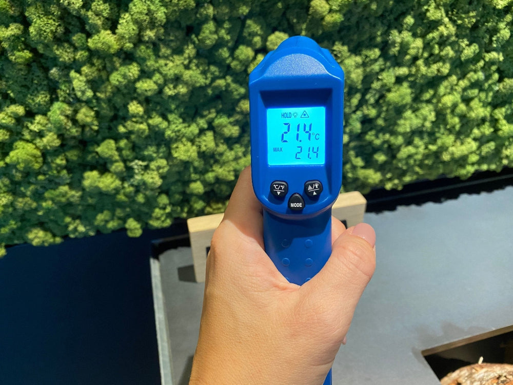 Infrarødt termometer med digital temperaturvisning