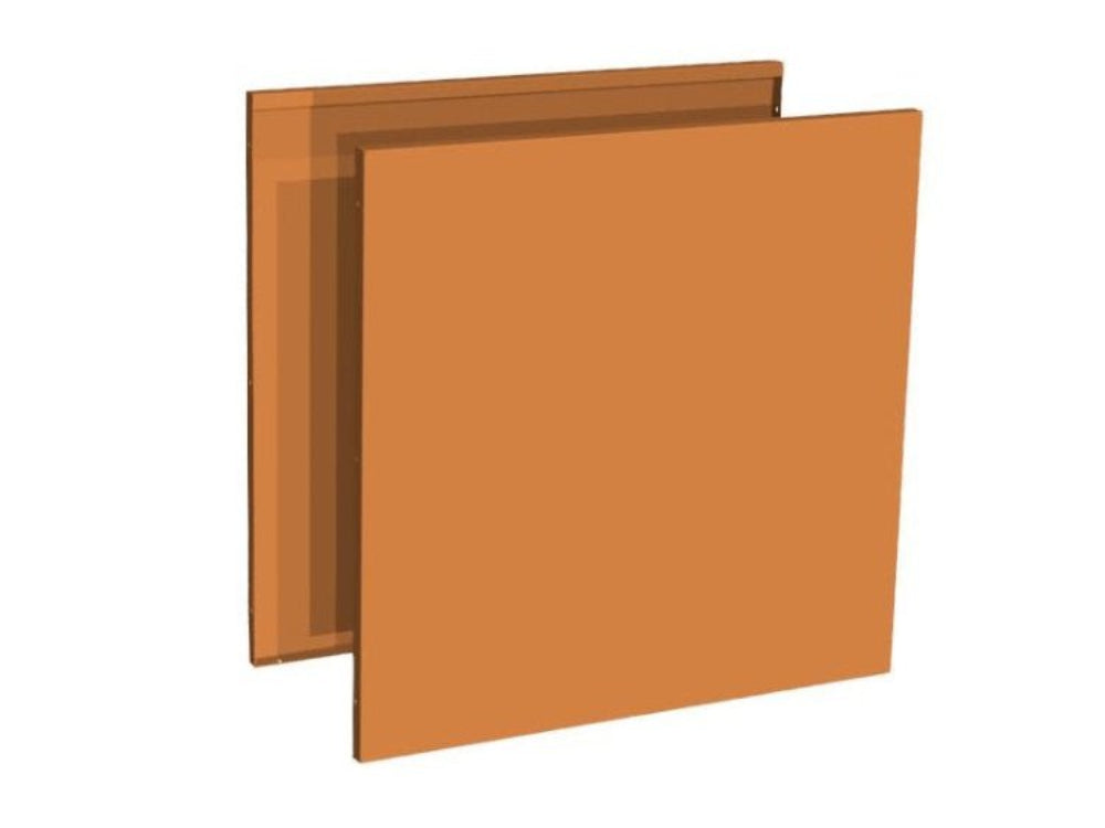 Plader i cortenstål til lounge modul