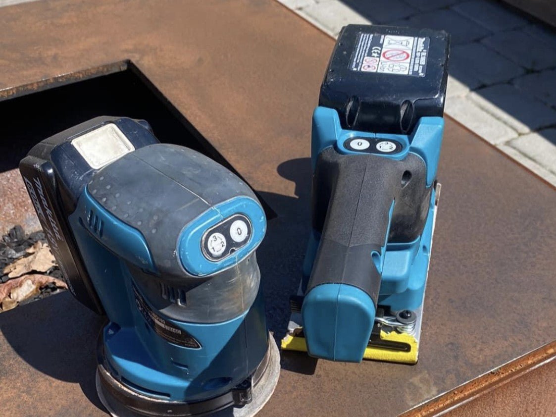 Slibning af bålgrill plade og rist