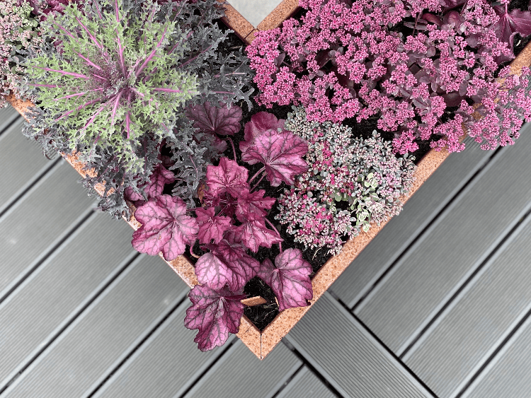 Cortenstål plantekasser CUBY