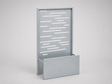 Sideplade espalier galvaniseret stål CUBY 70 x 40 x H40 cm