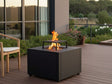 Bålgrill sortlakeret CUBY 60 x 60 x 40 cm