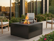 Bålgrill sortlakeret CUBY 80 x 80 x 40 cm