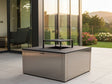 Bålgrill galvaniseret stål CUBY 80 x 80 x 40 cm