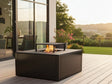 Bålgrill sortlakeret CUBY 80 x 80 x 40 cm