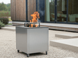 Bålgrill galvaniseret stål CUBY 80 x 80 x 80 cm