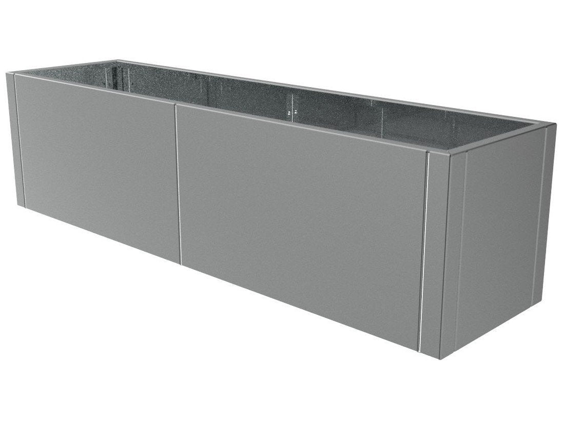 Plantekasse galvaniseret stål CUBY 150 x 40 x 40 cm