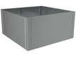 Plantekasse galvaniseret stål CUBY 80 x 80 x 40 cm