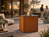 Bålgrill cortenstål CUBY 80 x 80 x 80 cm