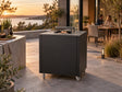 Bålgrill sortlakeret CUBY 80 x 80 x 80 cm