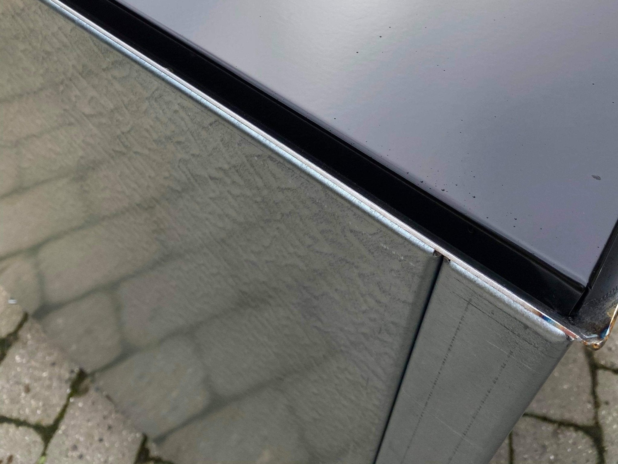 Plantekasse galvaniseret stål CUBY 80 x 80 x 80 cm