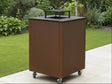 Bålgrill cortenstål CUBY 60 x 60 x 80 cm