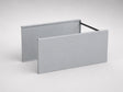 Sideplade sæt galvaniseret stål CUBY Højde 40 cm - flere størrelser