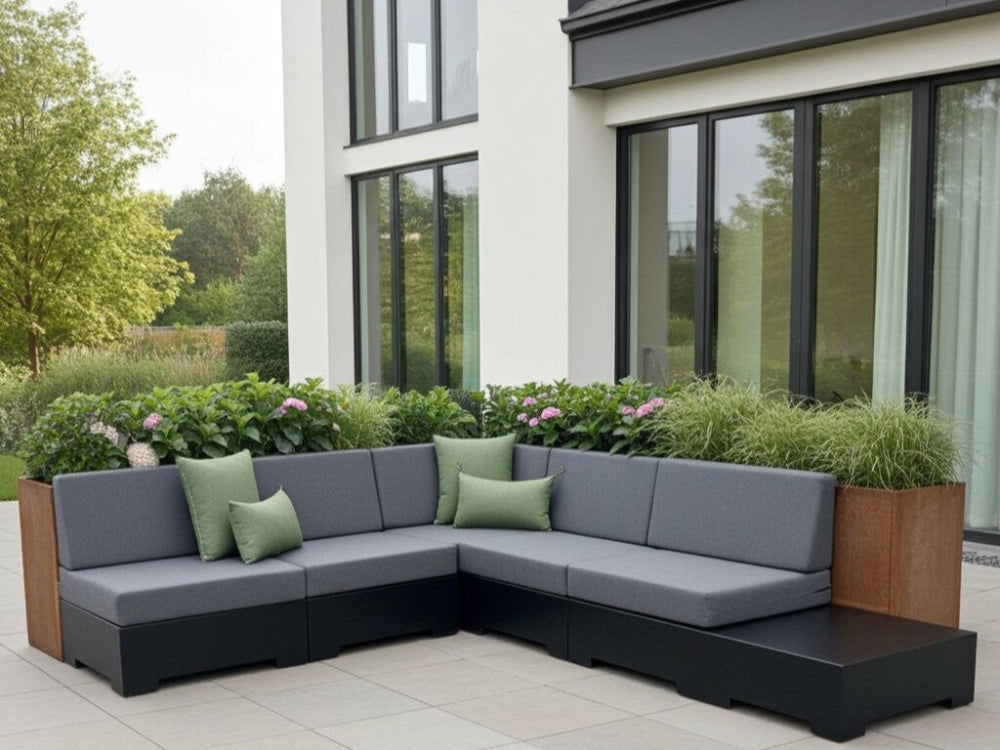 Have sofa i modulopbygning til fleksibel indretning