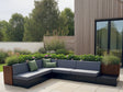Lounge sofa med integrerede plantekasser