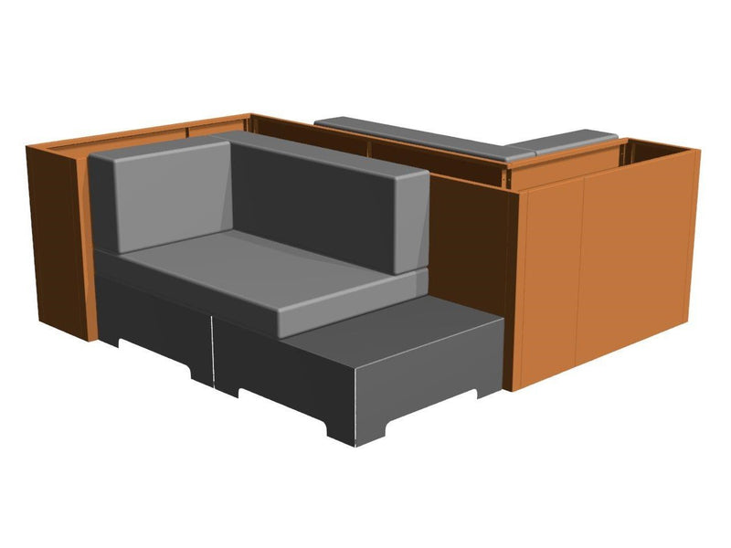 Lounge sofa LAZY #3