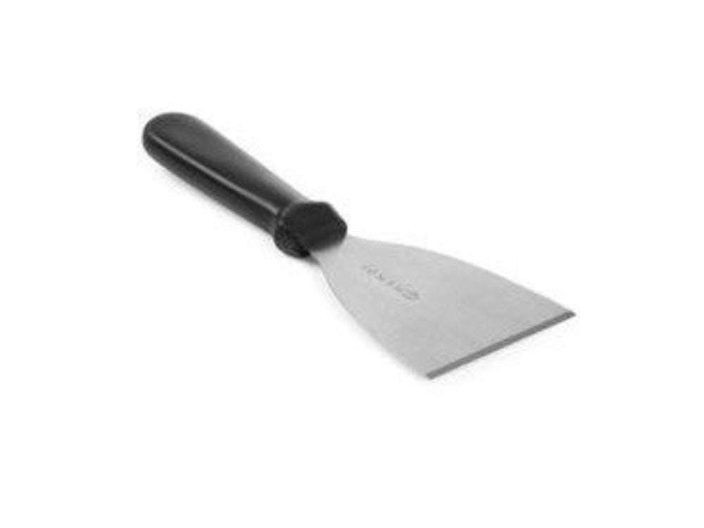 Grillspartel med ergonomisk håndtag og stålblad