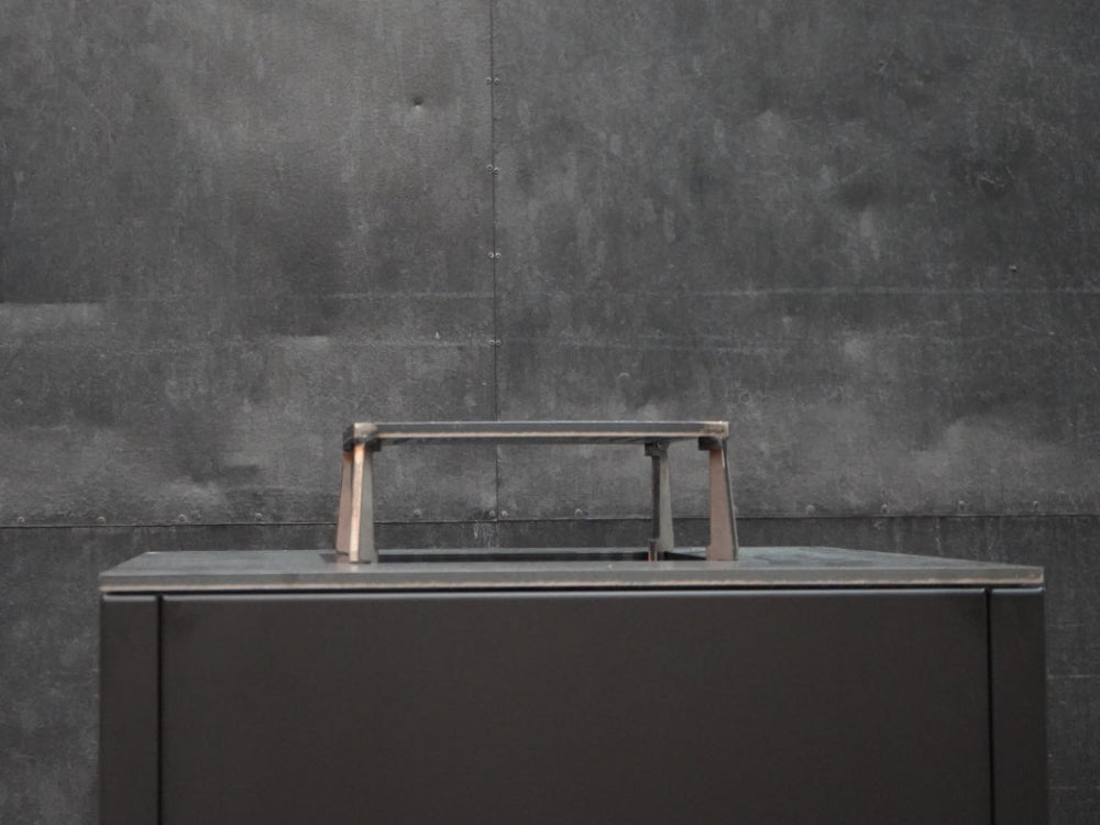 Bålgrill sort CUBY 60 x 60 x 80 cm